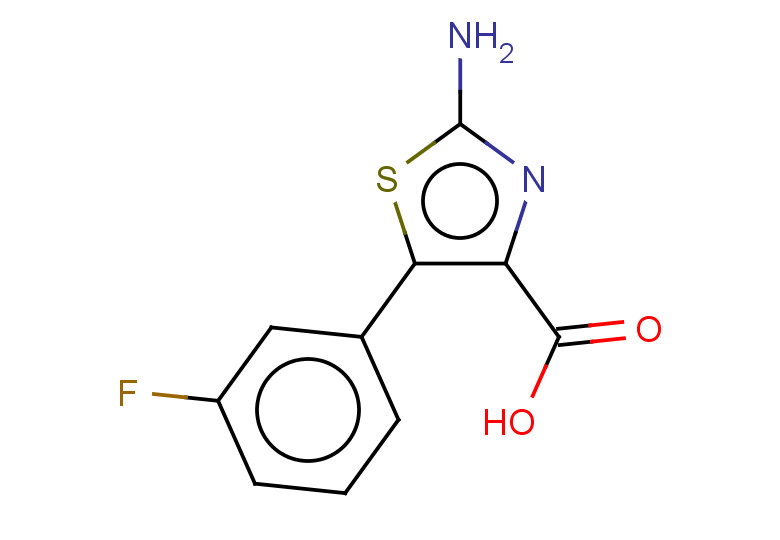2-amino-5-(3-fluorophenyl)-1,3-thiazole-4-carboxylic acid