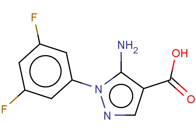 5-amino-1-(3,5-difluorophenyl)-1H-pyrazole-4-carboxylic acid