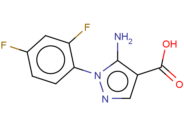 5-amino-1-(2,4-difluorophenyl)-1H-pyrazole-4-carboxylic acid