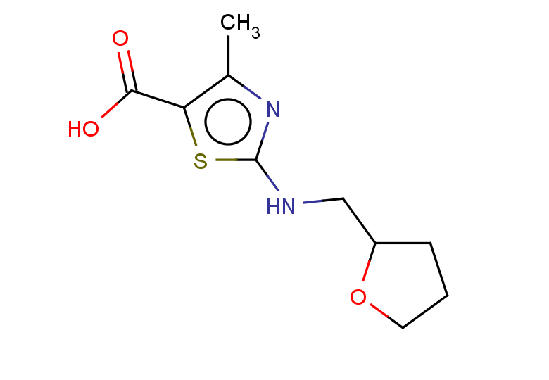 4-methyl-2-[(oxolan-2-ylmethyl)amino]-1,3-thiazole-5-carboxylic acid
