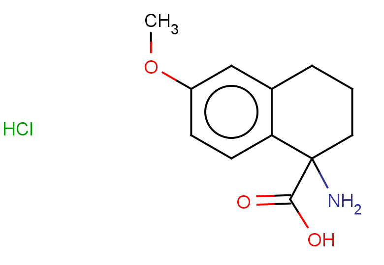 1-amino-6-methoxy-1,2,3,4-tetrahydronaphthalene-1-carboxylic acid hydrochloride