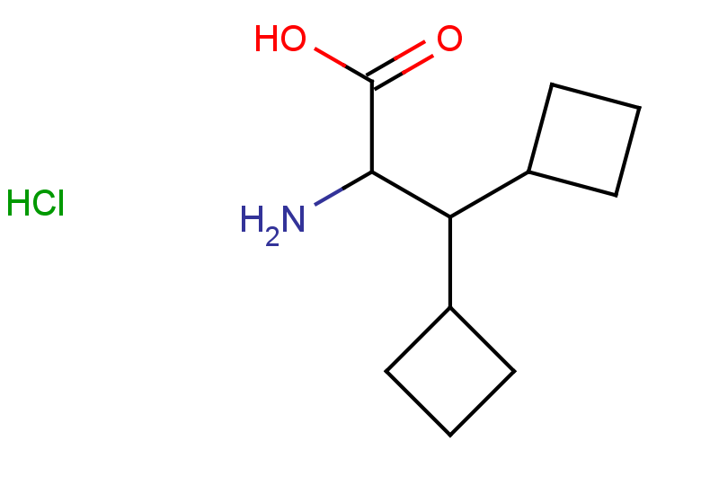 2-amino-3,3-dicyclobutylpropanoic acid hydrochloride