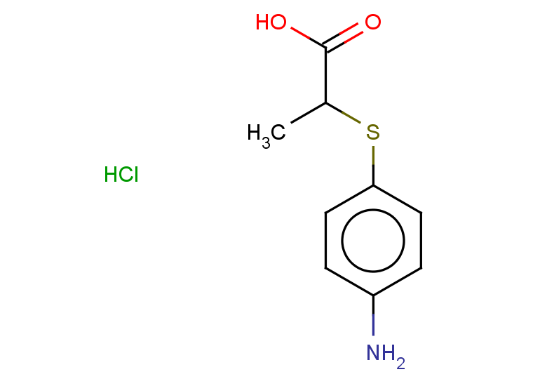 2-[(4-aminophenyl)sulfanyl]propanoic acid hydrochloride