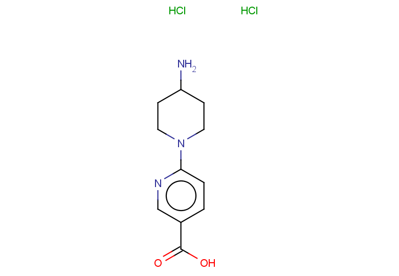 6-(4-aminopiperidin-1-yl)pyridine-3-carboxylic acid dihydrochloride