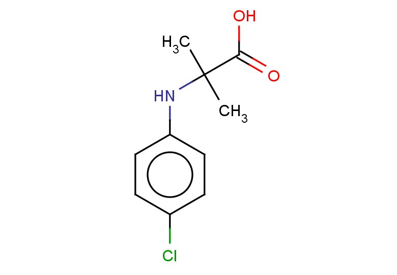 2-[(4-chlorophenyl)amino]-2-methylpropanoic acid
