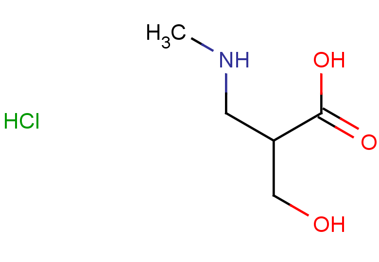 3-hydroxy-2-[(methylamino)methyl]propanoic acid hydrochloride