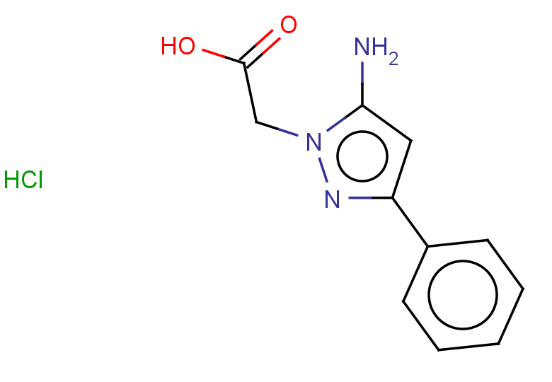 2-(5-amino-3-phenyl-1H-pyrazol-1-yl)acetic acid hydrochloride