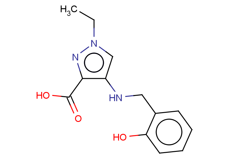 1-ethyl-4-{[(2-hydroxyphenyl)methyl]amino}-1H-pyrazole-3-carboxylic acid