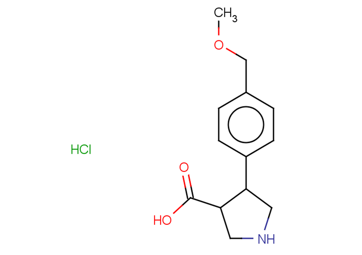 4-[4-(methoxymethyl)phenyl]pyrrolidine-3-carboxylic acid hydrochloride