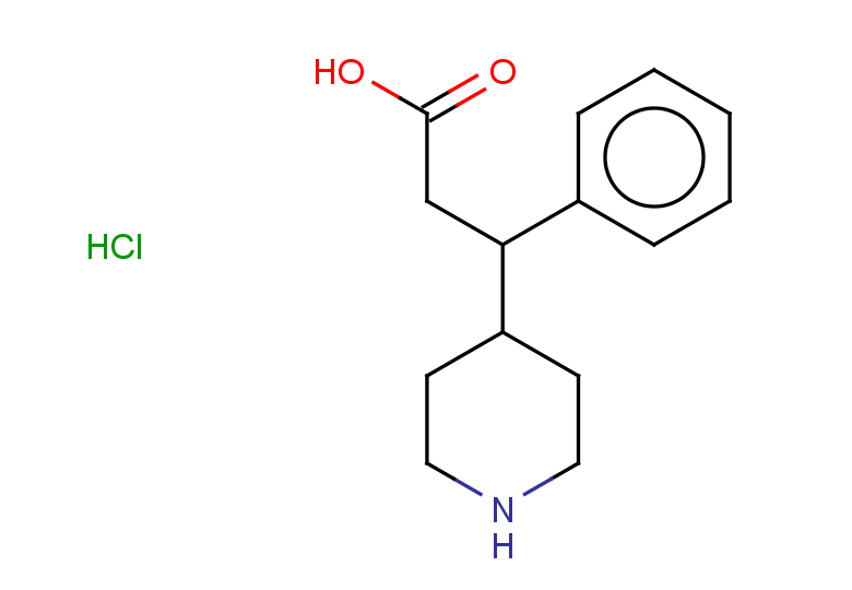 3-phenyl-3-(piperidin-4-yl)propanoic acid hydrochloride