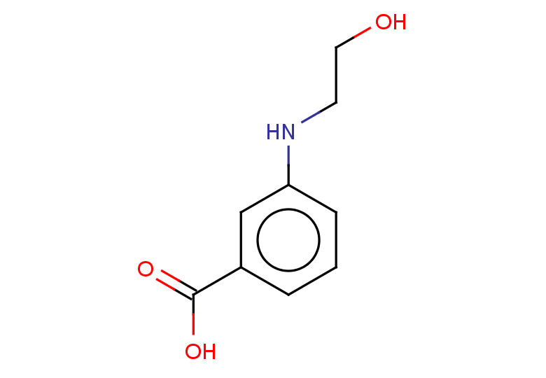 3-[(2-hydroxyethyl)amino]benzoic acid