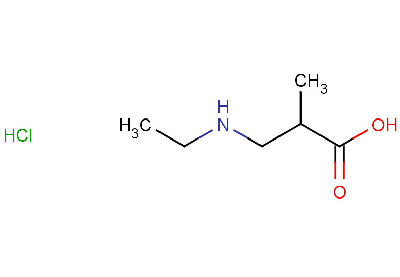 3-(ethylamino)-2-methylpropanoic acid hydrochloride