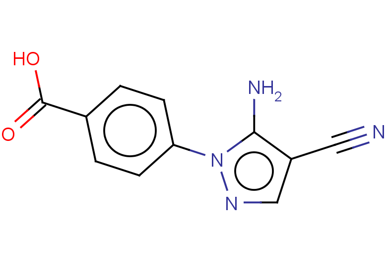 4-(5-amino-4-cyano-1H-pyrazol-1-yl)benzoic acid