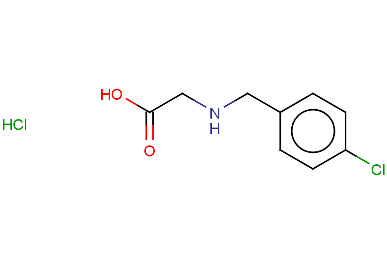 2-{[(4-chlorophenyl)methyl]amino}acetic acid hydrochloride