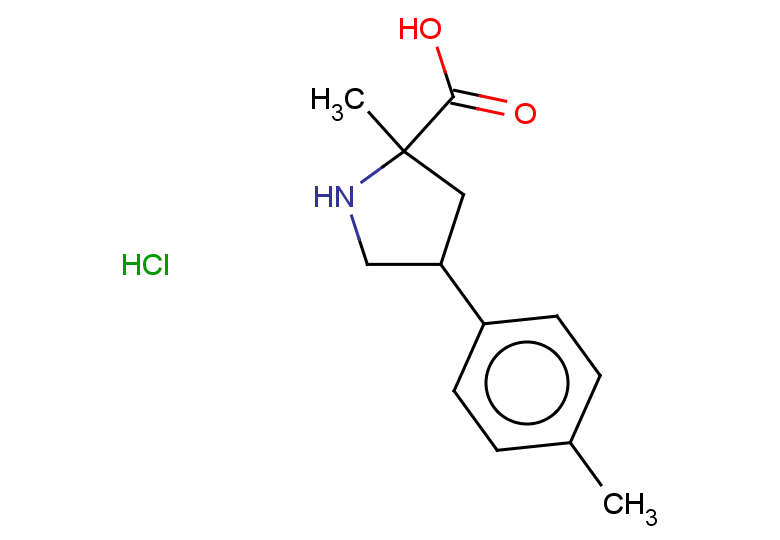 2-methyl-4-(4-methylphenyl)pyrrolidine-2-carboxylic acid hydrochloride