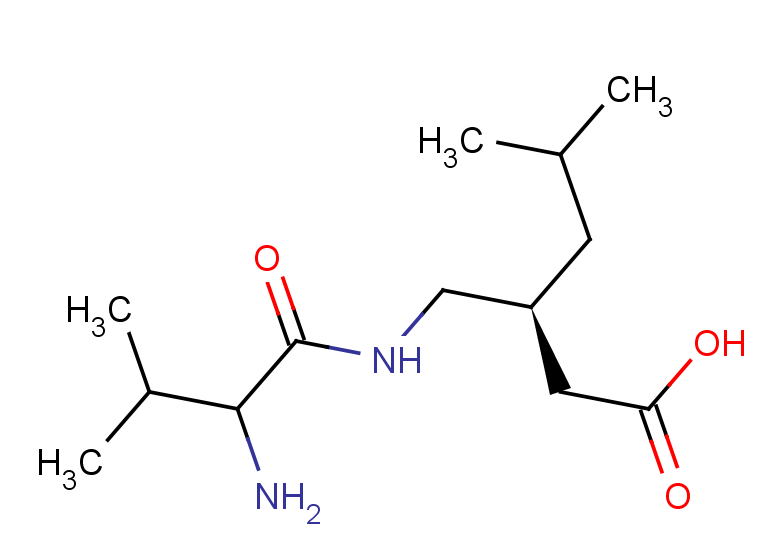 (3S)-3-[(2-amino-3-methylbutanamido)methyl]-5-methylhexanoic acid