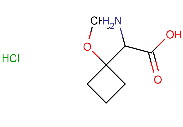 2-amino-2-(1-methoxycyclobutyl)acetic acid hydrochloride
