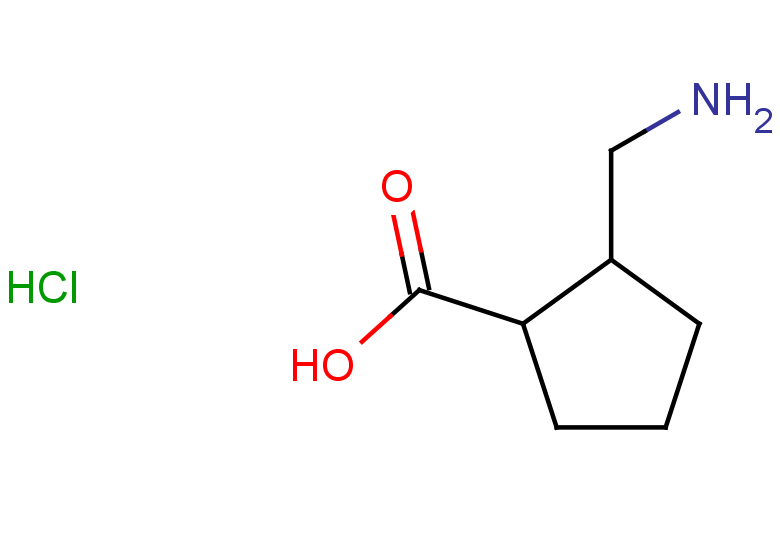 2-(aminomethyl)cyclopentane-1-carboxylic acid hydrochloride, Mixture of diastereomers
