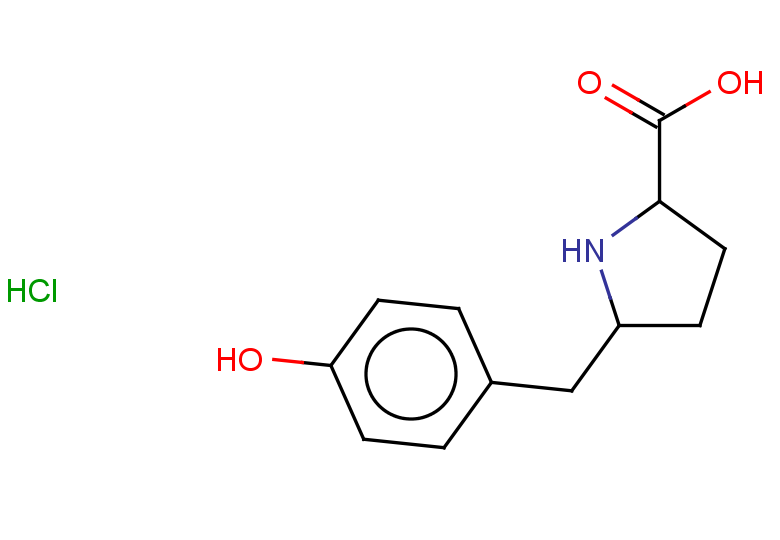 5-[(4-hydroxyphenyl)methyl]pyrrolidine-2-carboxylic acid hydrochloride