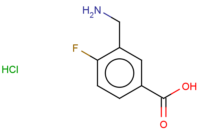 3-(aminomethyl)-4-fluorobenzoic acid hydrochloride