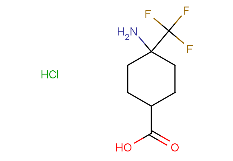 4-amino-4-(trifluoromethyl)cyclohexane-1-carboxylic acid hydrochloride