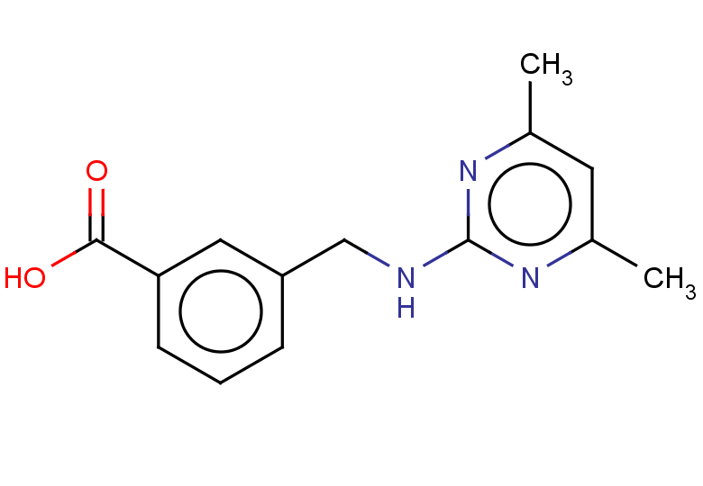 3-{[(4,6-dimethylpyrimidin-2-yl)amino]methyl}benzoic acid