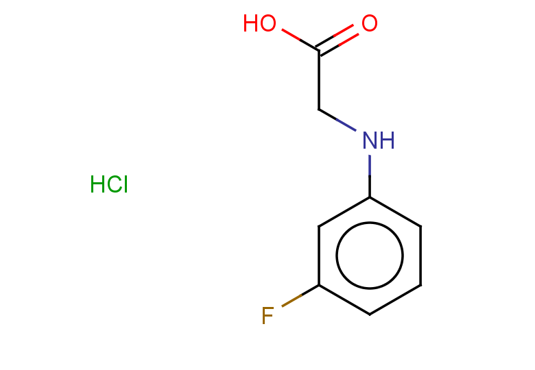 2-[(3-fluorophenyl)amino]acetic acid hydrochloride