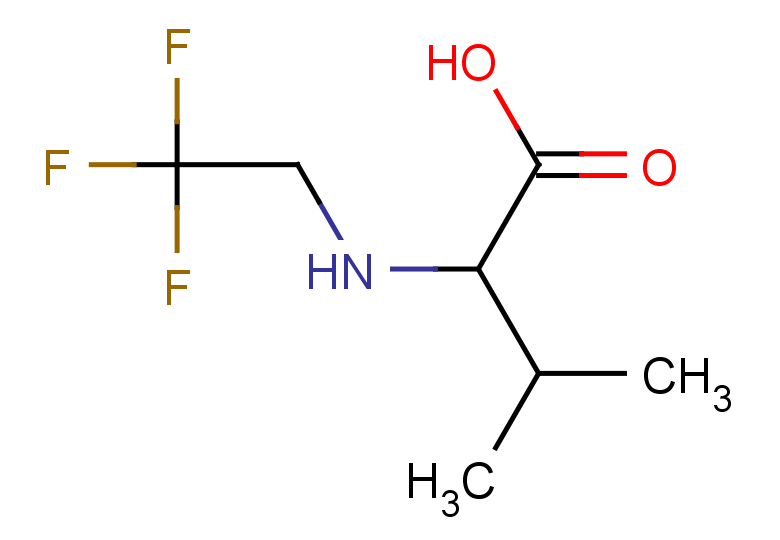 3-methyl-2-[(2,2,2-trifluoroethyl)amino]butanoic acid