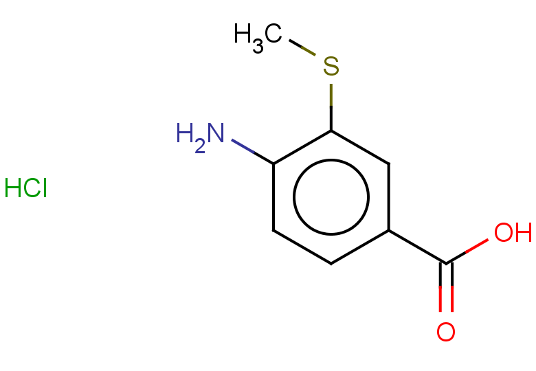 4-amino-3-(methylsulfanyl)benzoic acid hydrochloride