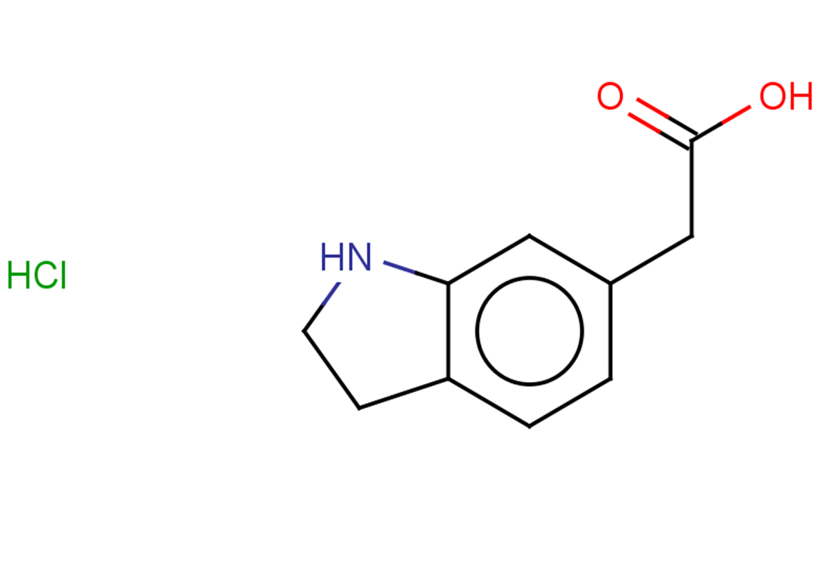 2-(2,3-dihydro-1H-indol-6-yl)acetic acid hydrochloride