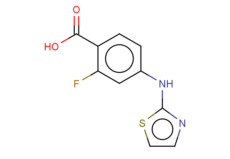 2-fluoro-4-[(1,3-thiazol-2-yl)amino]benzoic acid