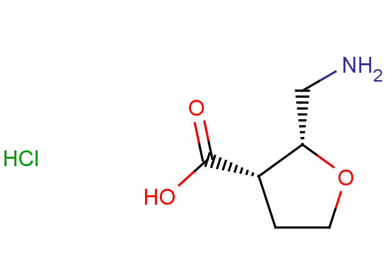 rac-(2R,3S)-2-(aminomethyl)oxolane-3-carboxylic acid hydrochloride, cis