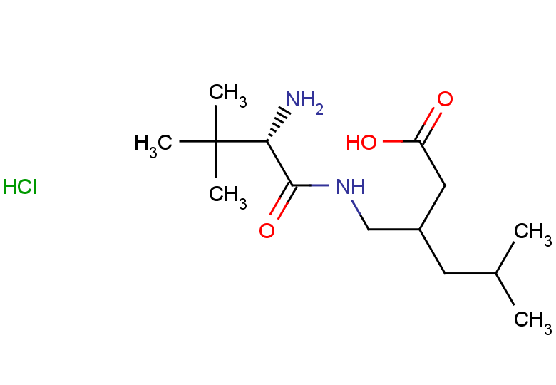3-{[(2S)-2-amino-3,3-dimethylbutanamido]methyl}-5-methylhexanoic acid hydrochloride