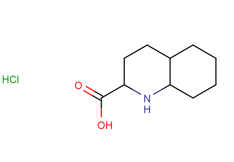 decahydroquinoline-2-carboxylic acid hydrochloride