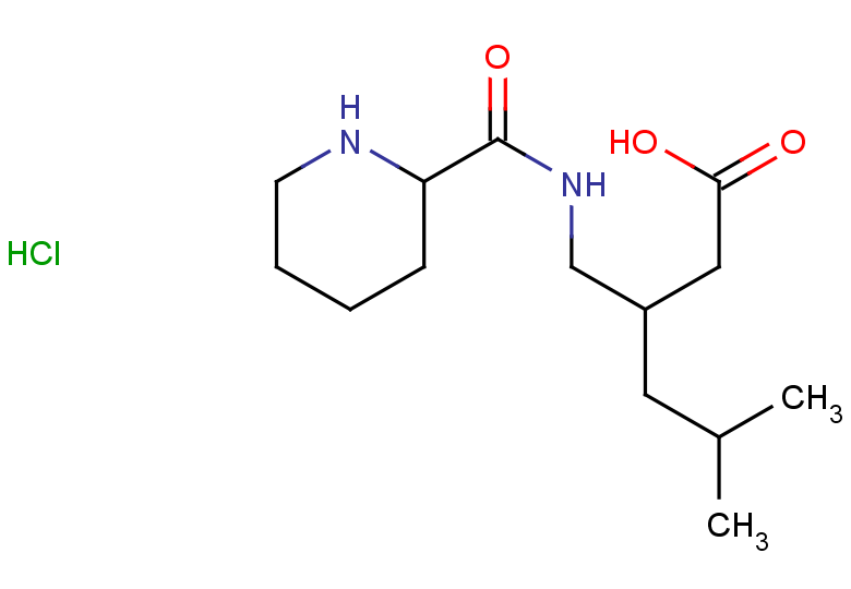 5-methyl-3-{[(piperidin-2-yl)formamido]methyl}hexanoic acid hydrochloride