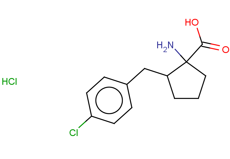 1-amino-2-[(4-chlorophenyl)methyl]cyclopentane-1-carboxylic acid hydrochloride