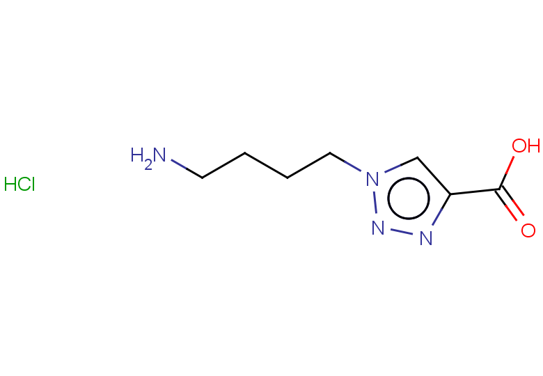 1-(4-aminobutyl)-1H-1,2,3-triazole-4-carboxylic acid hydrochloride