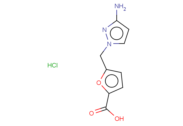 5-[(3-amino-1H-pyrazol-1-yl)methyl]furan-2-carboxylic acid hydrochloride