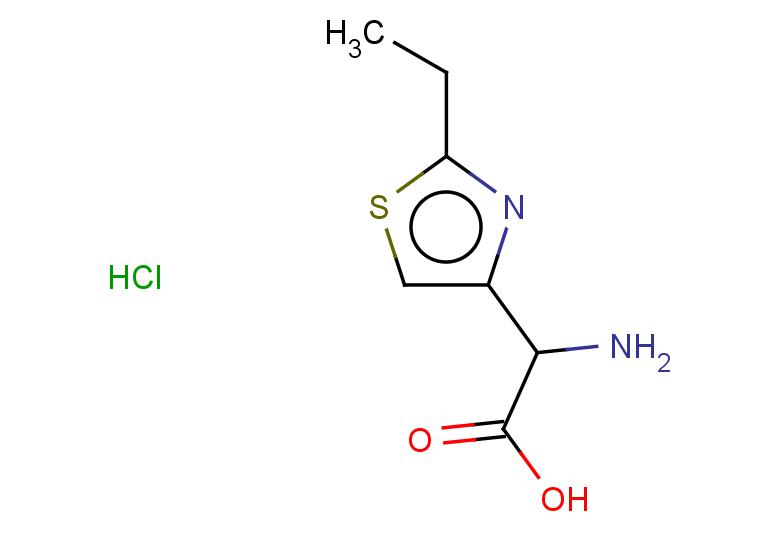 2-amino-2-(2-ethyl-1,3-thiazol-4-yl)acetic acid hydrochloride