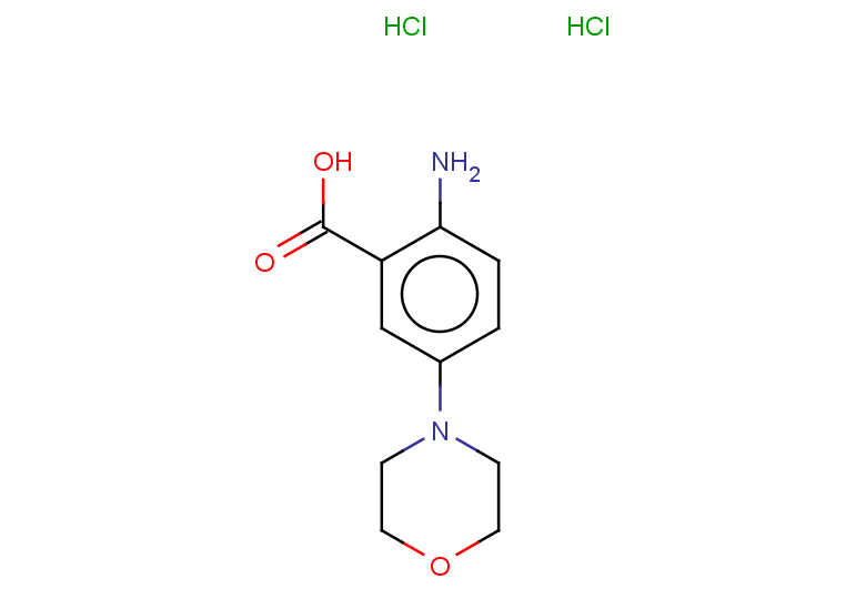2-amino-5-(morpholin-4-yl)benzoic acid dihydrochloride