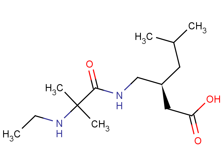 (3S)-3-{[2-(ethylamino)-2-methylpropanamido]methyl}-5-methylhexanoic acid
