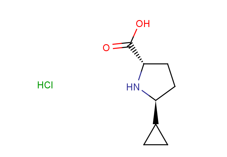 rac-(2R,5R)-5-cyclopropylpyrrolidine-2-carboxylic acid hydrochloride, trans