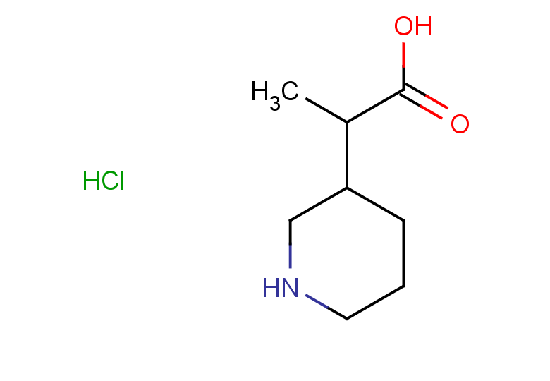 2-(piperidin-3-yl)propanoic acid hydrochloride