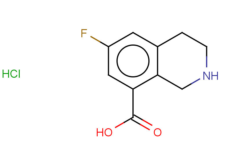 6-fluoro-1,2,3,4-tetrahydroisoquinoline-8-carboxylic acid hydrochloride