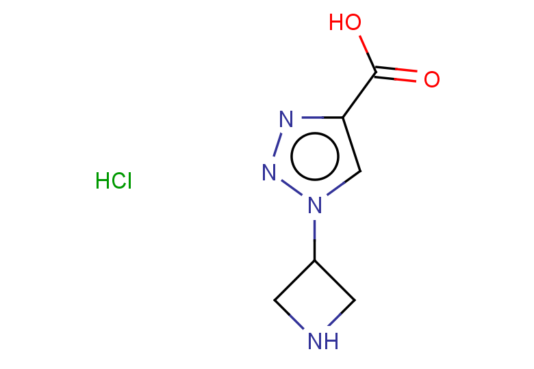 1-(azetidin-3-yl)-1H-1,2,3-triazole-4-carboxylic acid hydrochloride