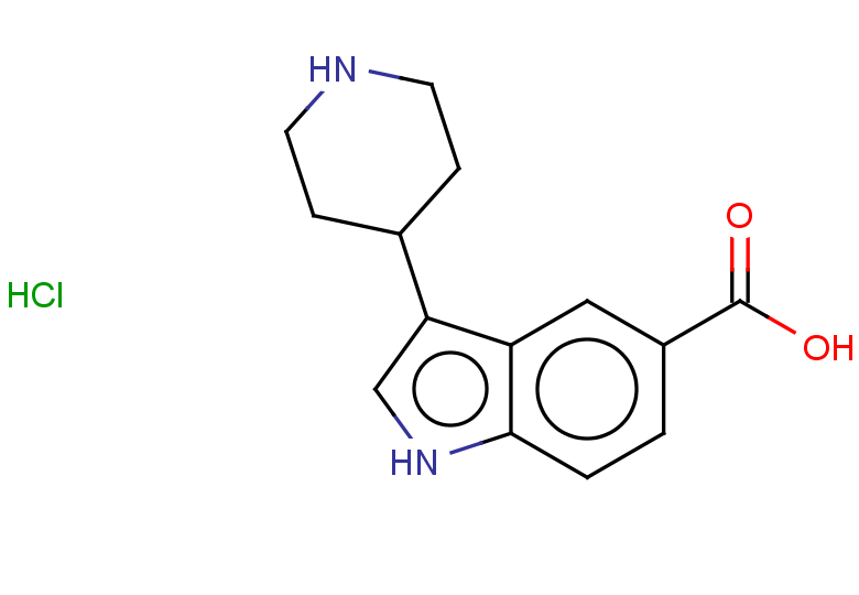 3-(piperidin-4-yl)-1H-indole-5-carboxylic acid hydrochloride