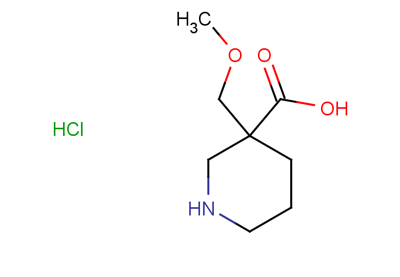 3-(methoxymethyl)piperidine-3-carboxylic acid hydrochloride