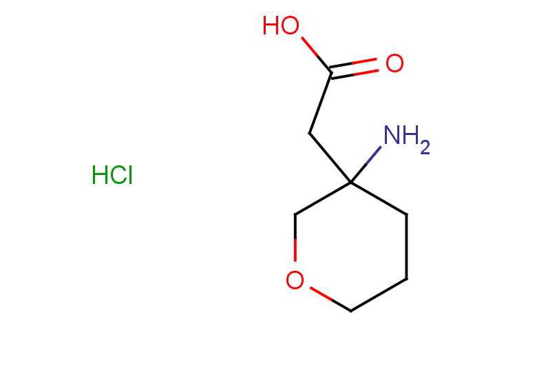 2-(3-aminooxan-3-yl)acetic acid hydrochloride