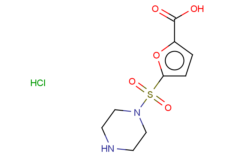 5-(piperazine-1-sulfonyl)furan-2-carboxylic acid hydrochloride