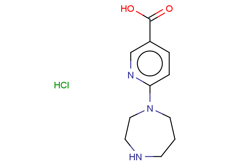 6-(1,4-diazepan-1-yl)pyridine-3-carboxylic acid hydrochloride
